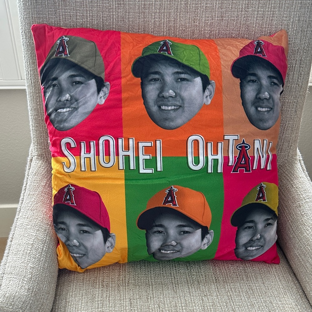 Ninja Multicolor Shohei Ohtani Pillow